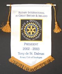 RIBI President Banner 2002-2003